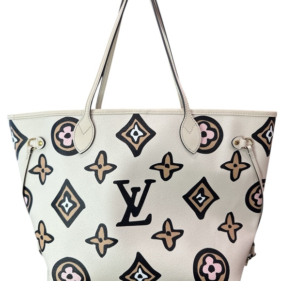 Louis Vuitton Wild at Heart Neverfull leather Tote MM - Picture 6 of 16